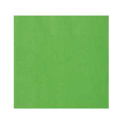 50 Serviettes en papier vert citron 33 x 33 cm
