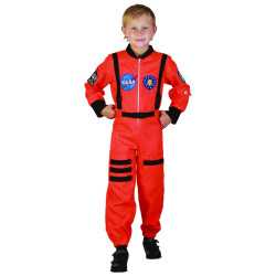 Déguisement astronaute orange garçon