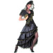 Déguisement danseuse de flamenco femme noir et doré