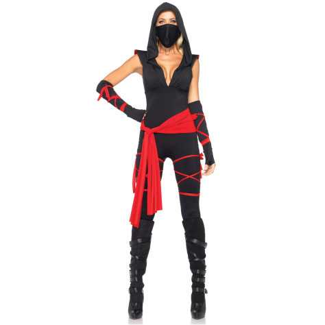Déguisement ninja noir sexy femme
