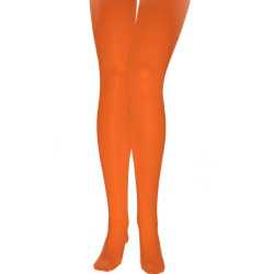 Collants orange adulte