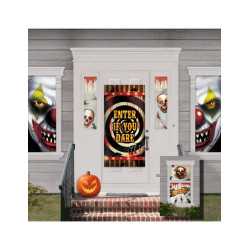 33 Décorations de maison clown d'Halloween