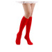 Chaussettes longues rouges 53 cm adulte