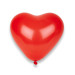 50 Ballons coeurs rouges 32 cm