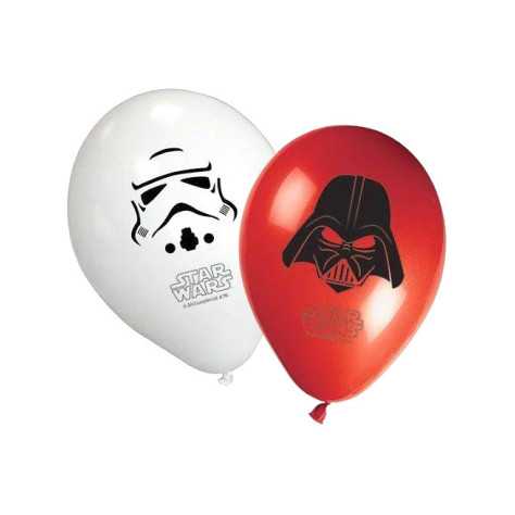 8 Ballons latex Star Wars