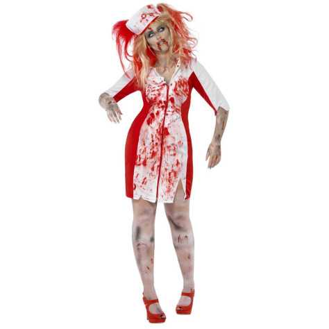 Déguisement zombie infirmière grande taille femme Halloween