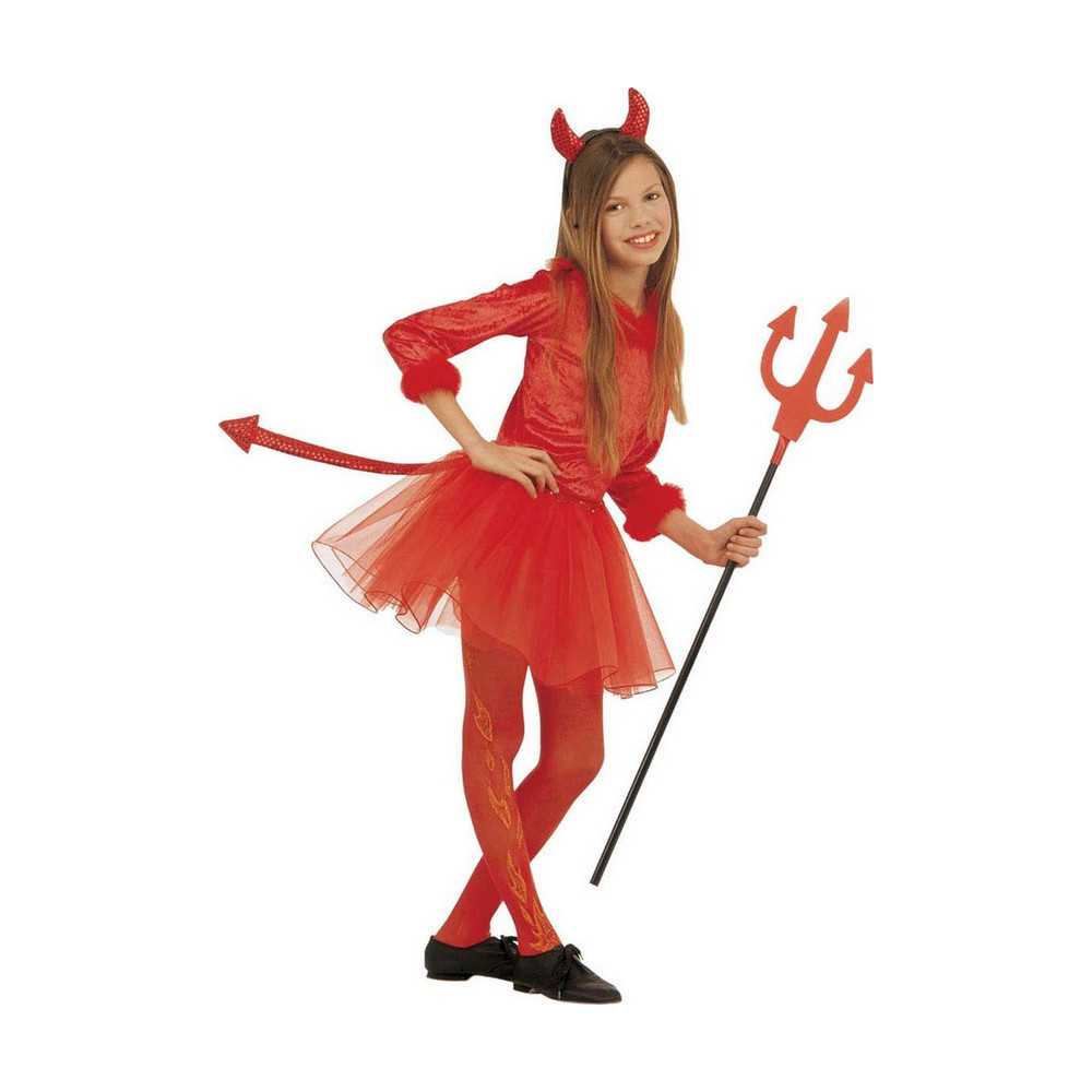 Déguisement petite diablesse rouge tutu fille Halloween