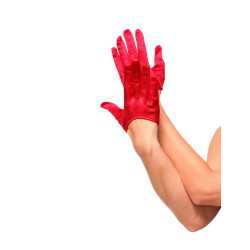 Mini gants rouges femme