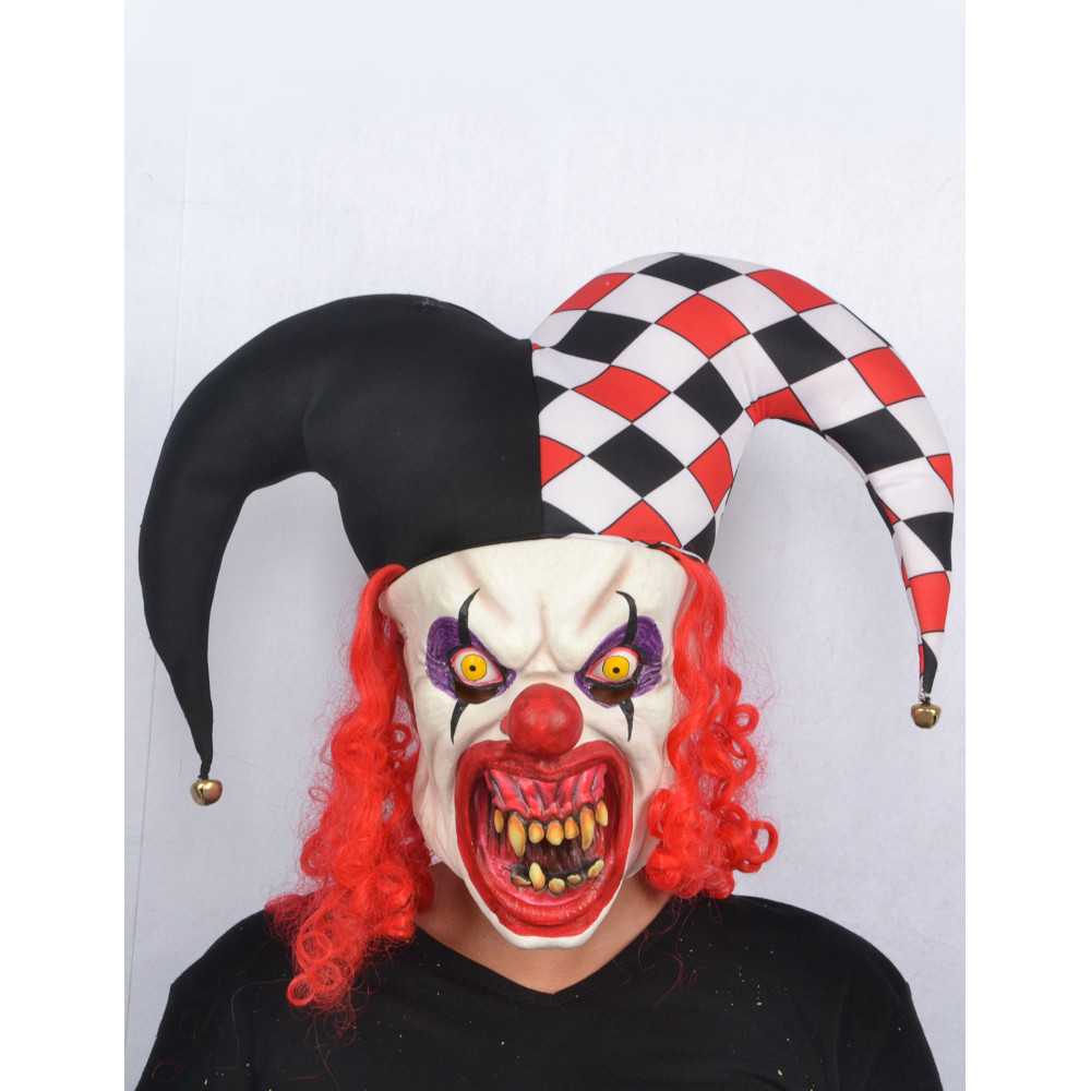Masque latex joker terrifiant adulte Halloween