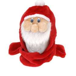 Bonnet avec écharpe Père Noël adulte