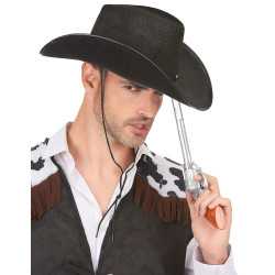 Chapeau cowboy noir adulte
