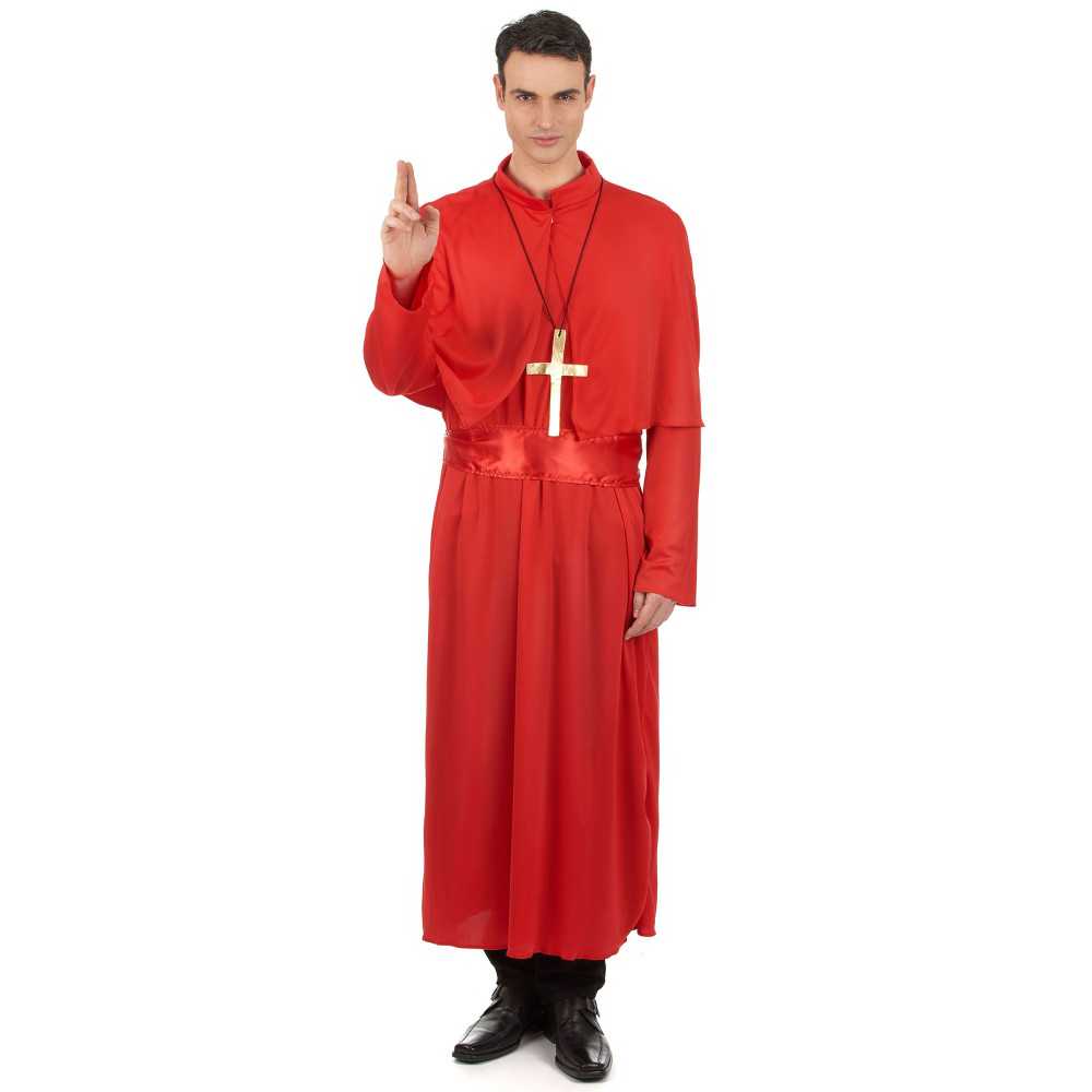 Déguisement prêtre rouge adulte