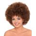 Perruque afro chatain femme
