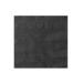 50 Serviettes noires 38 x 38 cm