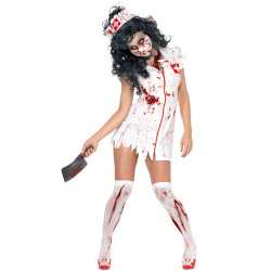 Déguisement zombie infirmière femme Halloween