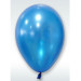 50 Ballons bleus métallisés 30 cm