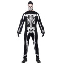 Déguisement squelette homme avec cagoule Halloween