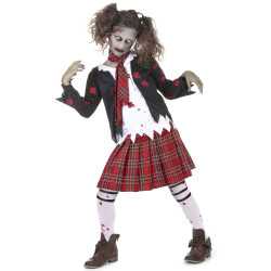 Déguisement écolière zombie fille Halloween