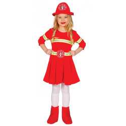 Déguisement robe pompier fille