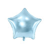 Ballon aluminium étoile turquoise 45 cm