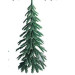 Pic décoratif Sapin plastique bûche de Noël 7 cm