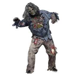 Déguisement zombie terrifiant homme Halloween