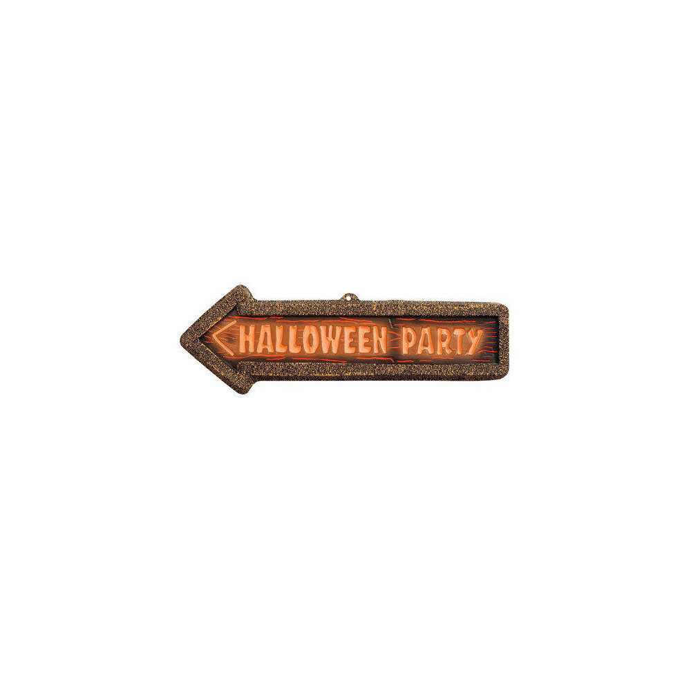 Flèche signalétique Halloween Party