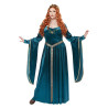 Déguisement princesse médiévale bleue grande taille femme
