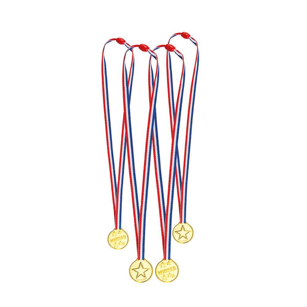 4 Mini médailles tricolores