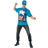 T-shirt et masque Captain America Avengers adulte