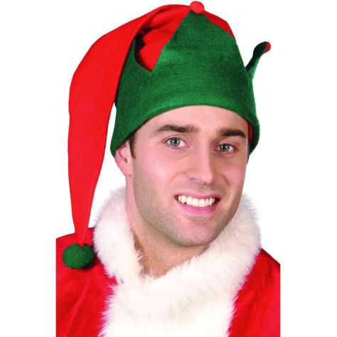 Bonnet elfe Noël avec pompon adulte