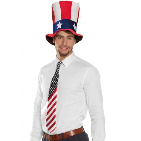 Cravate drapeau américain adulte
