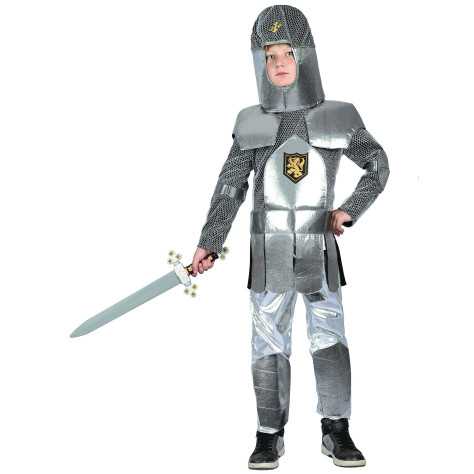 Déguisement chevalier médiéval en armure garçon