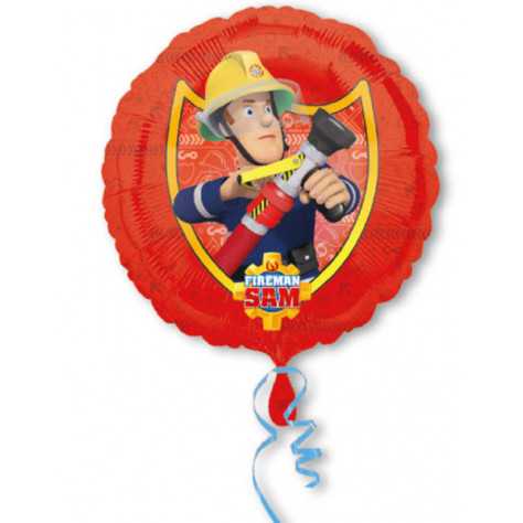 Ballon aluminium Sam le Pompier 43 cm