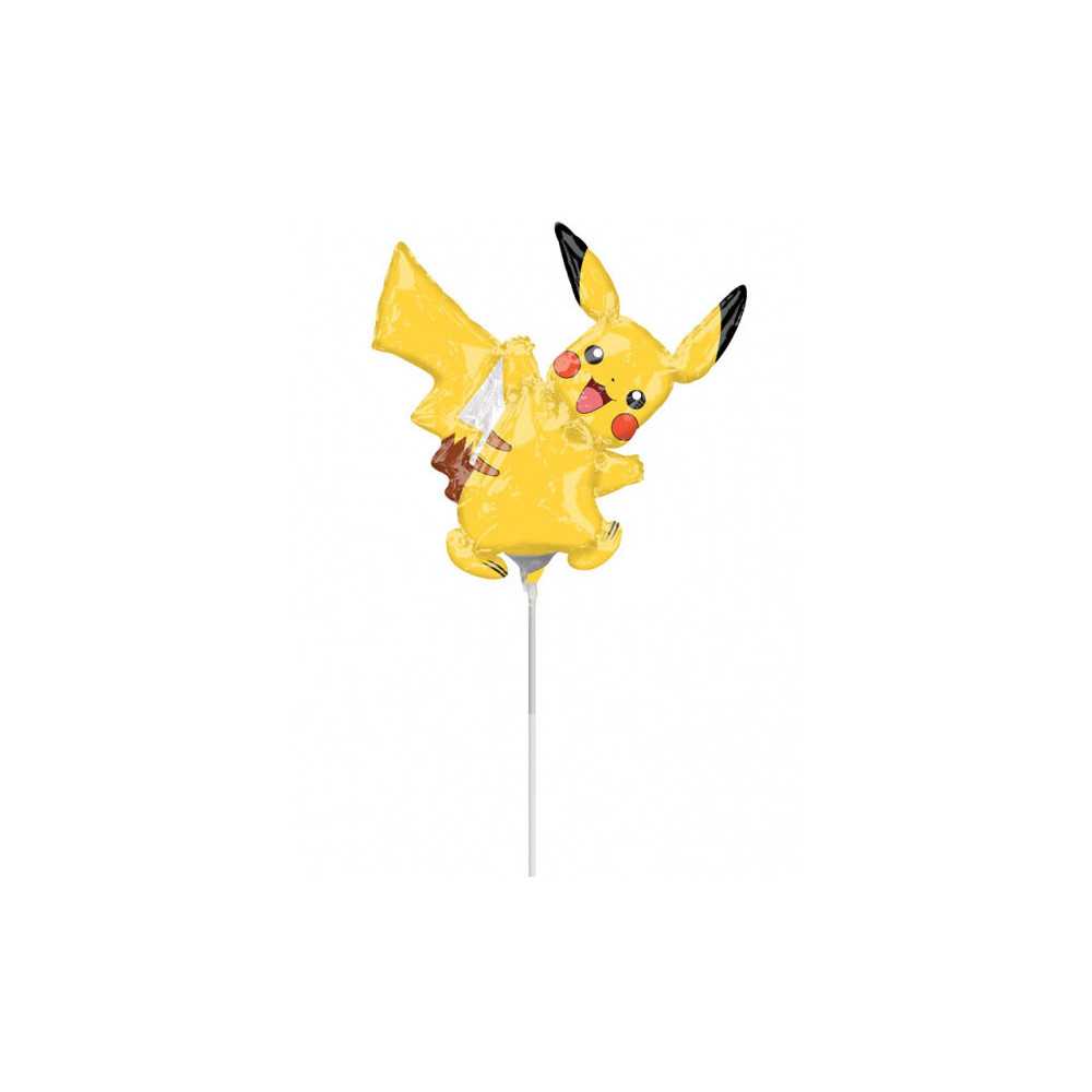 Petit ballon aluminium Pikachu Pokémon 27 x 33 cm