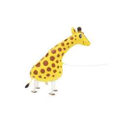 Ballon métallique girafe marchante 86,3 cm