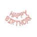 Ballons aluminium Happy Birthday rose gold 305 x 35 cm