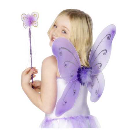 Kit papillon violet fille