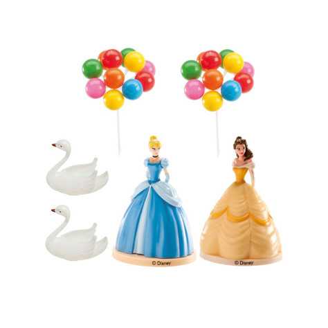 Kit cake toppers en plastique Princesse Disney 8,5 cm