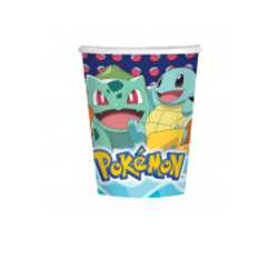 8 Gobelets en carton Pokémon 250 ml