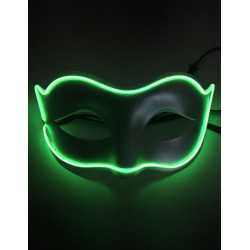 Masque vénitien néon LED adulte