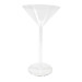 Vase sur pied maxi coupe à martini en plastique 46 cm