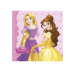 20 Serviettes en papier Princesses Disney c?urs 33 x 33 cm